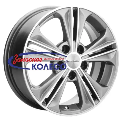 16'' 5x114,3 ET47 D67,1 6,0J Khomen Wheels KHW1603 (Soul) G-Silver-FP