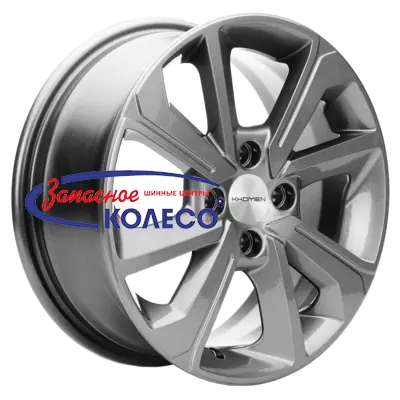 15'' 4x98 ET36 D58,6 6,0J Khomen Wheels KHW1501 (Lada Granta) Gray