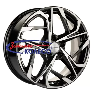 17'' 5x114,3 ET40 D57,1 7,0J Khomen Wheels KHW1716 (Besturn X40) Black-FP