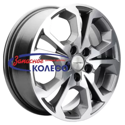 17'' 5x108 ET33 D60,1 6,5J Khomen Wheels KHW1711 (Chery/Exeed) Gray-FP