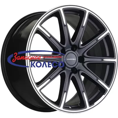 19'' 5x112 ET38 D66,6 8,5J Khomen Wheels KHW1903 (Mercedes) Black-FP matt