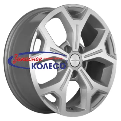 17'' 5x108 ET33 D60,1 6,5J Khomen Wheels KHW1710 (Chery tiggo 7pro) F-Silver-FP