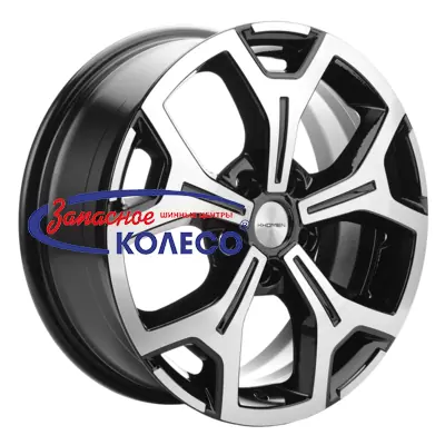 17'' 5x120 ET55 D65,1 6,5J Khomen Wheels KHW1710(2) (VW Transporter) Black-FP