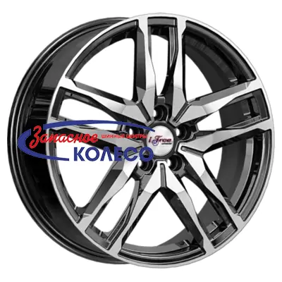 18'' 5x114,3 ET42 D67,1 6,5J iFree Бомбей (КС1075) Блэк Джек