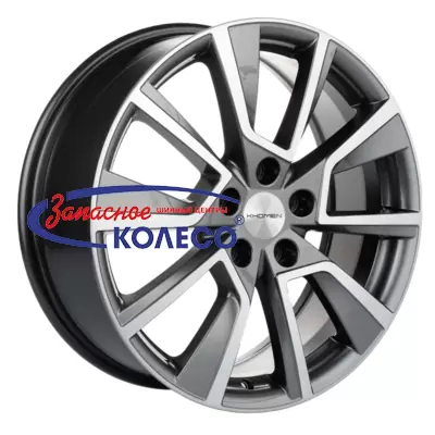 18'' 5x108 ET33 D60,1 7,0J Khomen Wheels KHW1802 (OMODA C5) Gray-FP