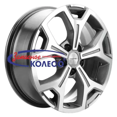 17'' 5x120 ET60 D65,1 6,5J Khomen Wheels KHW1710(2) (VW Multivan) Gray-FP