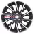 18'' 5x112 ET39 D66,6 7,5J Khomen Wheels KHW1804 (Audi A4/A6) Black-FP