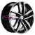 16'' 5x114,3 ET47 D66,1 6,5J Khomen Wheels KHW1612 (Fluence/Juke) Black-FP