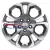 17'' 5x114,3 ET50 D66,1 6,5J Khomen Wheels KHW1711 (Arkana/Kaptur) Gray-FP