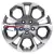 17'' 5x114,3 ET50 D66,1 6,5J Khomen Wheels KHW1711 (Arkana/Kaptur) Gray-FP