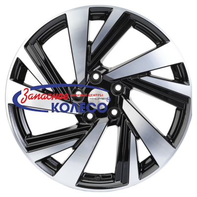 18'' 5x114,3 ET50 D67,1 7,5J Khomen Wheels KHW1801 (Optima/Seltos) Black-FP