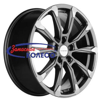 18'' 5x114,3 ET50 D67,1 7,5J Khomen Wheels KHW1808 (K5/Santafe) Gray-FP