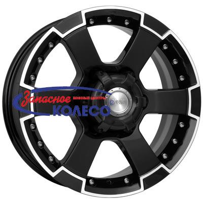 16'' 6x139,7 ET30 D106,1 7,0J K&K M56 (КС593) Алмаз черный