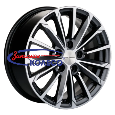 16'' 5x114,3 ET40 D66,1 6,5J Khomen Wheels KHW1611 (Qashqai) Gray-FP