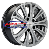 16'' 5x108 ET45 D60,1 6,5J Khomen Wheels KHW1610 (Chery Tiggo 3/Tiggo 3 Pro) Gray-FP