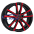 17'' 5x114,3 ET40 D76 7,0J MAK Milano Black Red Face 17'' 5x114,3 ET40 D76 7,0J MAK Milano Black Red Face